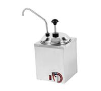 Distributore elettrico per formaggio in acciaio inox, macchina per scaldare salse, grande capacità, facile da pulire, per cucina al caramello