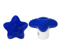 Distributore galleggiante in plastica per piscina, per manutenzione dell'acqua, strisce reattive per piscine e spa, 12,4 cm