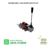 DISTRIBUTORE IDRAULICO OLEODINAMICO A 1 LEVA 3/8 DOPPIO EFFETTO 40 LT 250 BAR