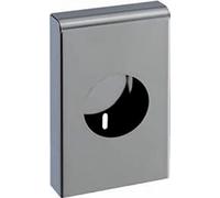 DISTRIBUTORE INOX SATINATO SACCHETTI IGIENICO - DISPENSER BAGNO WC