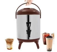 Distributore isolato della bevanda dell'acciaio inossidabile con il rubinetto, urna di catering, secchio termico per acqua calda, partito