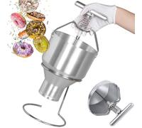 Distributore Manuale For Ciambelle Da 3 Litri, Macchina For Ciambelle Regolabile A 6 Marce, Dispenser Con Tramoggia For Ciambelle Con Supporto, Facile Da Usare