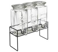Distributore moderno in legno, 3 x 1,5 l