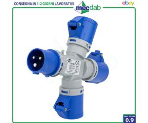 Distributore Monofase a 3 prese CEE 230V / 16A IP44 brennenstuhl 1081583