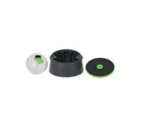 Distributore multifunzione KERBL Multifeeder 3-in-1 pallina distributore piatto da leccare ciotola anti-ingozzamento nero/verde - Nouvo