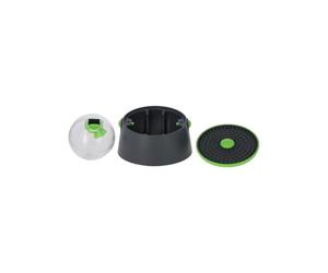 Distributore multifunzione KERBL Multifeeder 3-in-1 pallina distributore piatto da leccare ciotola anti-ingozzamento nero/verde - Nouvo