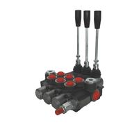 DISTRIBUTORE OLEODINAMICO 3/8 3 LEVE DOPPIO EFFETTO CON RITORNO A MOLLA 45 LT