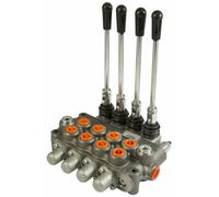 DISTRIBUTORE OLEODINAMICO 3/8 DOPPIO EFFETTO CON RITORNO A MOLLA