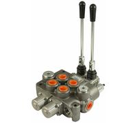 DISTRIBUTORE OLEODINAMICO 3/8 DOPPIO EFFETTO CON RITORNO A MOLLA