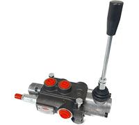 Distributore oleodinamico a 1 leva standard doppio effetto 40lt 3/8" completo di viti di fissaggio