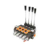 DISTRIBUTORE OLEODINAMICO a 4 leve portata 80L/min -15 /+80