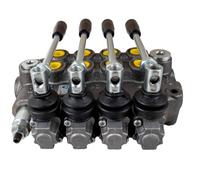 Ama Distributore oleodinamico a 4 leve: Distributore oleodinamico di tipo Basic, Doppio effetto, Portata 40L