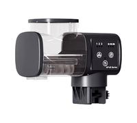 Distributore per acquario - Mangiatoia elettrica a pellet, modalità manuale e automatica, costruzione ABS durevole | di alimentazione per tartarughe per acquario di stagno di verdure