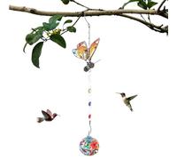 Distributore per Colibrì Mangiatoia Decorativa Campanello A | Abbeveratoio Campanello A Vento Per Uccelli Mosche per Giardini, Terrazze, Prati, Feste, Corsi,
