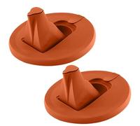 Distributore per collettore di vernici, chiusura sicura con beccuccio integrato, coperchio per lattine di colore, confezione da 2 coperchi per conservare i colori, fusibile con ugello integrato