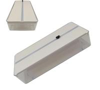 Distributore per Foglio di Alluminio con Taglierina Organizer Trasparente | Distributore Film Alimentare Per Da Forno Casa Ristorante Piano Di Lavoro Cucina Cassetto