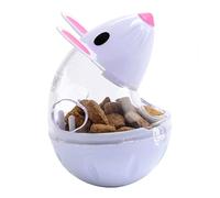 Distributore per gatti - PP PC 7 cm, Slow Feeder Toy, Mouse Tumbling Design | Visible Treat Control Interactive Treat Ball, Pet Exercise Tool for Feline Play, Diet Training, Indoor Activity