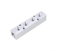 Distributore pneumatico per collettore d'aria di marca SY30 con 1/2 per attacco filettato pt, splitter multi-linea in alluminio per 2-6 vie ()