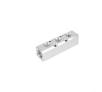 Distributore pneumatico per collettore d'aria di marca SY30 con 1/2 per attacco filettato pt, splitter multi-linea in alluminio per 2-6 vie (3F)