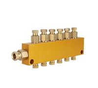 Distributore pneumatico regolabile dell'olio e valvola di distribuzione del sistema di lubrificazione Distributore d'aria for tubo con connettore ad innesto pneumatico(1-3)