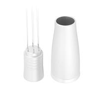 Distributore professionale di polvere di caffè, strumento per mescolare il caffè a testa piatta tipo ago, in acciaio inox di grado alimentare per una pressatura uniforme in casa o (Argento)