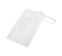 Distributore Salviette da Viaggio Ricaricabile Coperchio Ribaltabile | EVA Trasparente, Formato 24x13,5x0,5cm, Design Minimalista, per Passeggino, Zaini e Uscite Quotidiane
