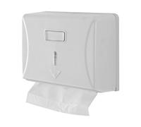 Distributore salviette piegate Z-V capienza 200 in ABS bianco