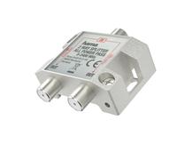 Distributore SAT, 2 scomparti, completamente schermato