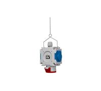 Distributore sospeso mDV 1x16A/5P 2x230V 2701 DV-2701-F