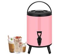 Distributore termico per bevande, in acciaio inox, per bevande calde e fredde, con beccuccio, urna termica per caffè, feste, buffet, catering e uso domestico, 10 l