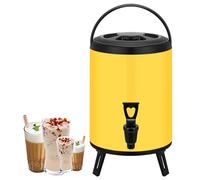 Distributore termico per bevande, in acciaio inox, per bevande calde e fredde, con beccuccio, urna termica per caffè, feste, buffet, catering e uso domestico, 10 l