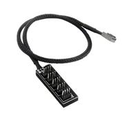 Distributore ventola per PC - Hub ventilatore in plastica, adattatore PWM, connessione a ventola multipla | Controller ventilatore economico con controllo della velocità con monitoraggio