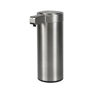 Distributori automatici di sapone liquido in acciaio inox 304, bottiglia di lozione in metallo da cucina, sensore a induzione senza contatto, accessori for il bagno(White-Drip-Bracket)