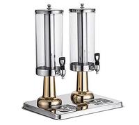 Distributori di bevande, Distributore di bevande fredde in acciaio inossidabile da 12 litri, contenitore for PC, con rubinetto senza perdite e vassoio di scarico(Titanium Alloy)