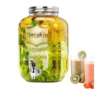 Distributori di bevande per occasioni, dispenser di succo a tenuta stagna, con beccuccio, design vintage trasparente, accessori divertenti, servizio bevande, balli di nozze