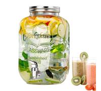 Distributori di bevande per occasioni, dispenser di succo a tenuta stagna, con beccuccio, design vintage trasparente, accessori divertenti, servizio bevande, balli di nozze