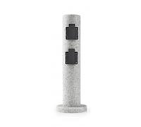 Distributori Presa Esterno Similpietra IP44 Colonna Energia Giardino Terrazza