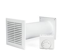 Distribuzione dell’aria calda ventilatore + accessori kit COMPLETO 4in1 alla