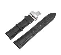 Distribuzione Fibbia Orologio Cinghia 23mm Pelle Cinghia con Molla Barra Nero