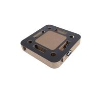 District 70 Spy - Lavagna per Gatti 2 in 1 con tiragraffi per Gatti, 35 x 35 x 6 cm, Colore: Nero