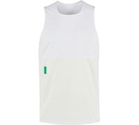 District Vision - Canottiera da trail running stretch, traspirante e resistente - Panelled Training Singlet White per Uomo - Taglia M - Bianco