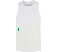 District Vision - Canottiera da trail running stretch, traspirante e resistente - Panelled Training Singlet White per Uomo - Taglia XL - Bianco