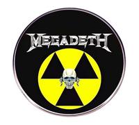 Distrigeek Spilla Megadeth Logo in metallo badge band musica rock trash metal
