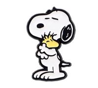 Distrigeek Spilla Snoopy il cane in metallo smaltato spilla spilla spilla da collezione per uomo donna fan personaggio dei cartoni animati