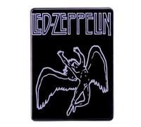 Distrigeek Zeppelin Pin LED Logo Rotondo, Metallo smaltato, Badge, per uomo e donna