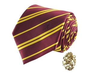 Distrineo DTNCR1111 Harry Potter - Cravatta Deluxe con Spilla Grifondoro