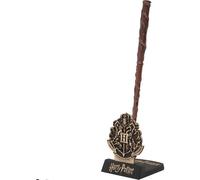 Cinereplicas Harry Potter - Penna bacchetta Hermione Granger con supporto e segnalibro lenticolare - Licenza ufficiale