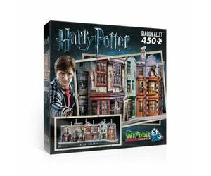 Distrineo WRB1010 Puzzle da 450 Pezzi 3D - Harry Potter: Diagon Alley