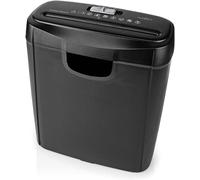 Distruggi documenti - 6x pagine A4-10 l - Standard di sicurezza: DIN 2-190 W - N