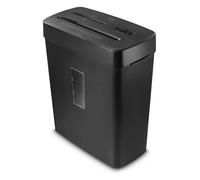 Hama Trituratore Carta Distruggidocumenti Carta DVD Graffette 5 Fogli A4 Lame Acciai Sicurezza Automatica/Off Funzione Ritorno Cestino 13L Sicurezza P5 T2 E2 O1 Nero